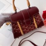 Goyard Saïgon Structuré Mini Bag Burgundy 21Cm - Image 4