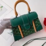 Goyard Saïgon Structuré Mini Bag Green 21Cm - Image 4