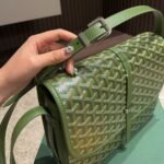 Goyard Belvedere MM Green 26CM - Image 5