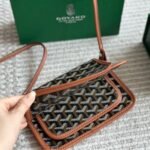 Goyard Plumet Pocket Wallet Black And Tan 22Cm - Image 7