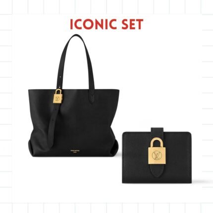 Iconic Set: Louis Vuitton Low Key Cabas Mm And Low Key Compact Wallet