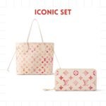 Iconic Set: Louis Vuitton Neverfull Mm And Zippy Wallet Monogram