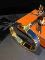 Hermes Clic Clac H Bracelet Blue - Image 2