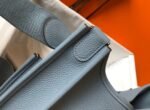 Hermes Clemence Evelyne Pm 25Cm Ciel Blue - Image 8