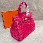 Hermes Birkin 30 Crocodile Dark Pink 30cm - Image 3