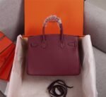Hermès Birkin B25 Togo Grenat Ghw Rouge Grenat 25Cm - Image 3
