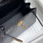 Hermes Mini Kelly K20 Gold-Toned Hardware Black 20cm - Image 3