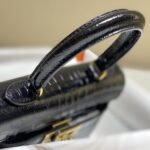 Hermes Mini Kelly K20 Gold-Toned Hardware Black 20cm - Image 5