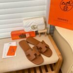 Hermes Oran Sandal Brown H021056Z - Image 6