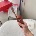 Hermès Oran Sandals Stitching In Brown - Image 5