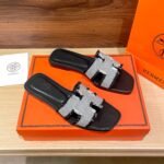 Hermes Oran Sandal Black H231095Z PN360 - Image 2