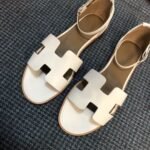 Hermes Santorini Sandal White H182139Z90350 - Image 4