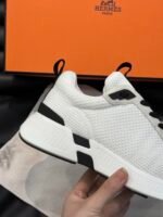 Hermes Heros Sneaker Black White H232985Zh90400 - Image 6