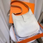 Hermes Evelyne 29 Clemence White 29cm - Image 4