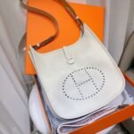 Hermes Evelyne 29 Clemence White 29cm - Image 3
