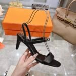 Hermes Glamour 75 Sandal Black H231060Z 02350 - Image 5