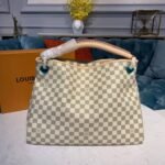 Perfect Match: Louis Vuitton Artsy MM Damier Azur 41cm X Louis Vuitton Sarah Wallet Damier Azur 19cm - Image 2