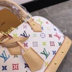 Louis Vuitton X Takashi Murakami Alma BB White Multicolor 24cm M13078 - Image 5