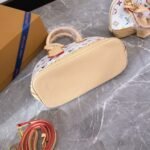 Louis Vuitton X Takashi Murakami Alma BB White Multicolor 24cm M13078 - Image 6
