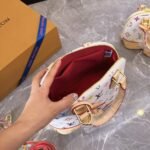 Louis Vuitton X Takashi Murakami Alma BB White Multicolor 24cm M13078 - Image 7