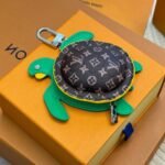 Louis Vuitton LV Turtle Pouch Bag Charm Monogram Green - Image 2