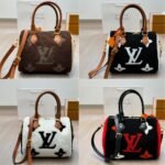 Louis Vuitton Monogram Teddy Speedy Bandouliere White 25cm - Image 2