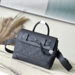 [Super Vip 1:1] Louis Vuitton Steamer PM Taurillon Monogram Black 25Cm M24436 - Image 2