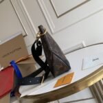 Louis Vuitton Monogram Odéon PM Bags Black 28cm M45353 - Image 4