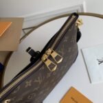Louis Vuitton Monogram Odéon PM Bags Black 28cm M45353 - Image 5