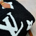 Louis Vuitton Monogram Teddy Speedy Bandouliere Black White 25Cm - Image 6
