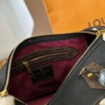 Louis Vuitton Monogram Teddy Speedy Bandouliere Black 30cm - Image 7