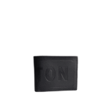 Louis Vuitton Imprinted Logo Short Wallet Black 11Cm