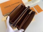 Louis Vuitton Long Double Zippy Wallet Monogram Brown 19Cm - Image 10