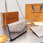 Louis Vuitton Félicie Pochette Light Grey 22cm M82047 - Image 2