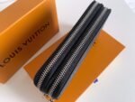 Louis Vuitton Long Double Zipper Wallet Monogram Black 19Cm - Image 6