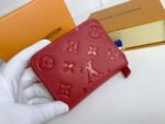 Louis Vuitton Zippy Coin Purse Monogram Empreinte Red 11Cm M60067 - Image 6