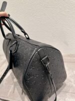 Louis Vuitton Keepall Bandoulière 50 Black M44810 - Image 6