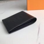 Louis Vuitton Imprinted Logo Short Wallet Black 11Cm - Image 7