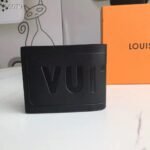 Louis Vuitton Imprinted Logo Short Wallet Black 11Cm - Image 8
