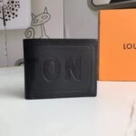 Louis Vuitton Imprinted Logo Short Wallet Black 11Cm - Image 9