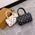 Louis Vuitton X Takashi Murakami Nano Speedy Black Multicolored 16cm M13406 - Image 4