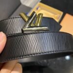Louis Vuitton Twist Belt Black M9360U - Image 3