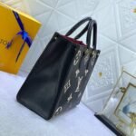 Louis Vuitton Onthego MM Bicolor Monogram Black Beige M45495 35cm - Image 4