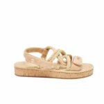 Chanel Rope Sandals Strap Biege