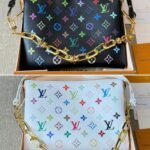 Louis Vuitton X Takashi Murakami Coussin PM White Multicolored 28cm M13232 - Image 7
