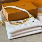 Louis Vuitton X Takashi Murakami Coussin PM White Multicolored 28cm M13232 - Image 3