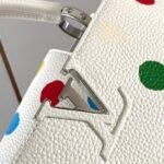 Louis Vuitton X YK Capucines MM 31.5cm White - Image 4