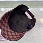 Louis Vuitton Damier Azur Coated Canvas Cap Brown - Image 3