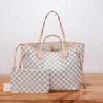 Louis Vuitton Neverfull MM Damier Azur 31cm N40604 - Image 7