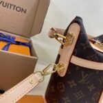 [Super Vip 1:1] Louis Vuitton Duffle Monogram Coated Canvas Beige 22Cm M43587 - Image 5